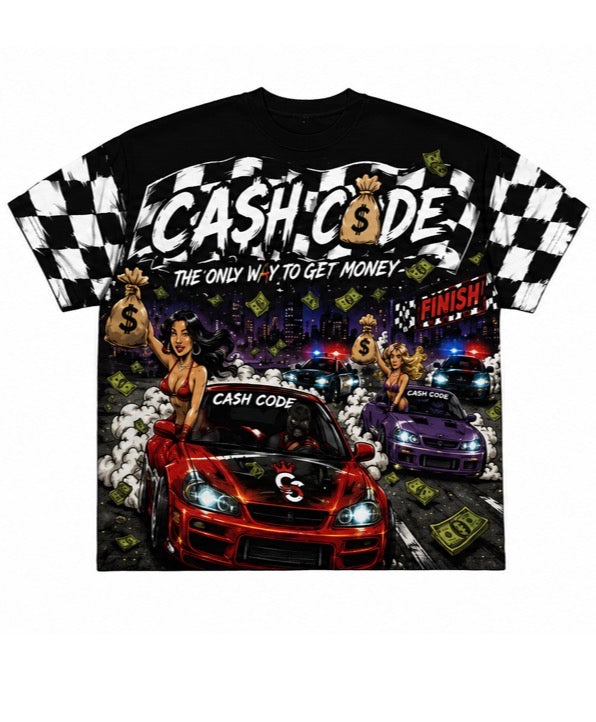 Black Risk it all for the Code Tee